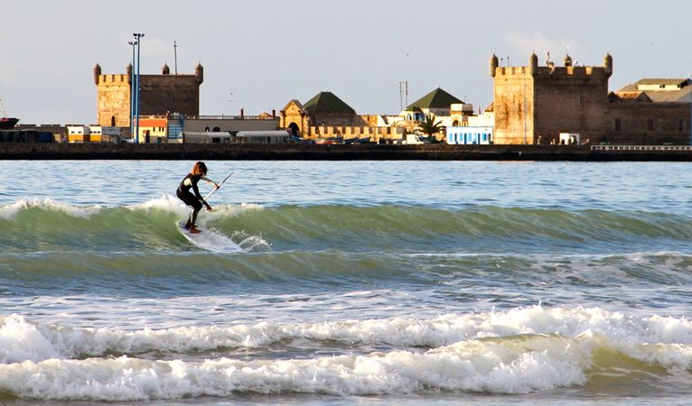 veiw of Essaouira beach 